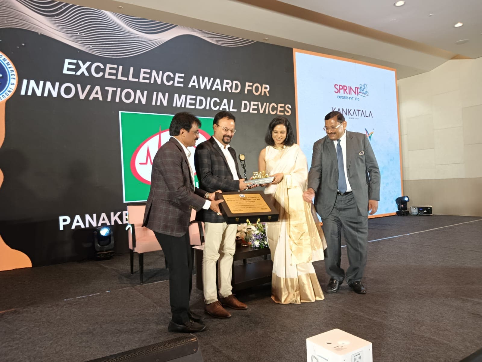 Stage Presentation of Excellence Award by Meta Leadership